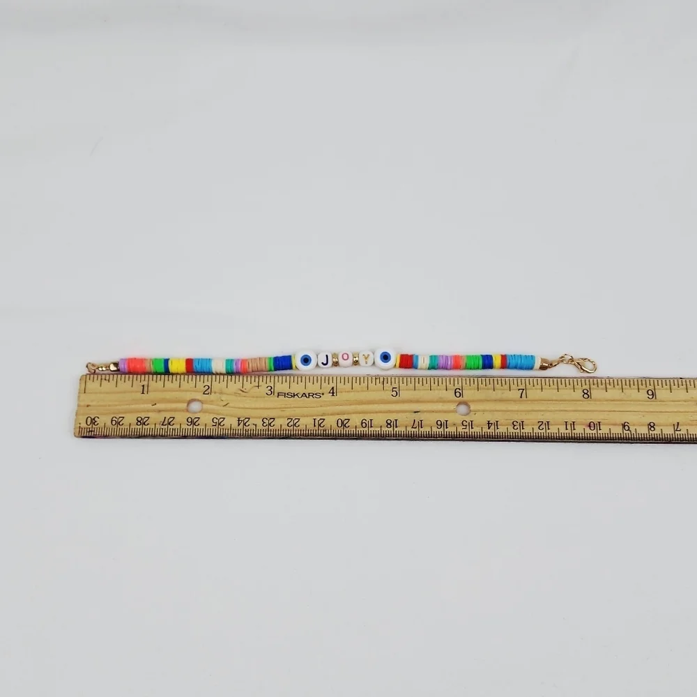 Handmade JOY Multi Color Bracelet